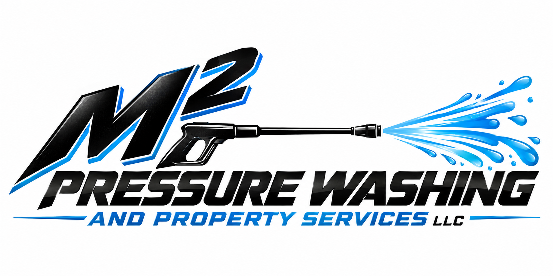 M2 Pressure Washing and Property Services alternate logo
